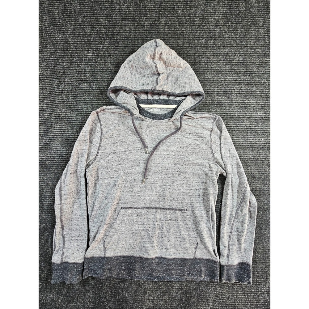 Express Hoodie Womens Medium Heather Gray Cotton Kangaroo Pocket Pullover Winter